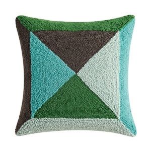 🆕 Handcrafted Cool Geometric Square Hook Pillow
